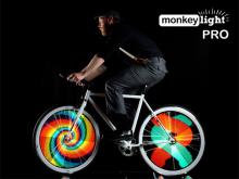 Monkey Light Pro - превращает велосипедные колеса в яркие дисплеи 