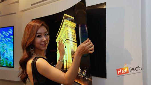 LG OLED-дисплей самый тонкий в мире